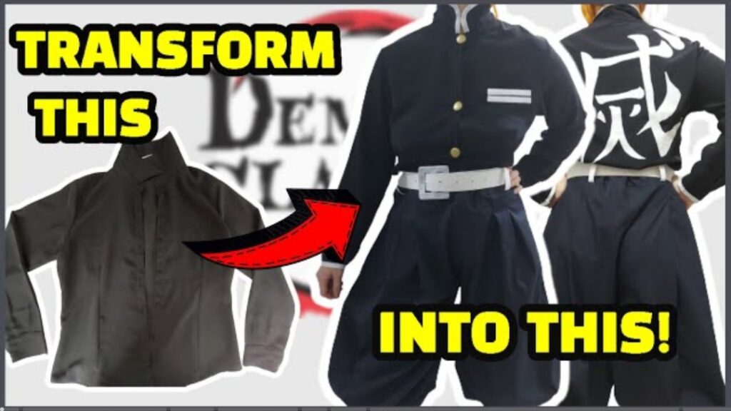 uniforme demon slayer tutorial