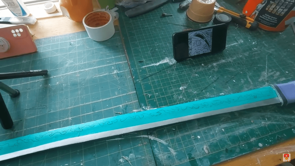 como fazer as katanas do zoro de one piece