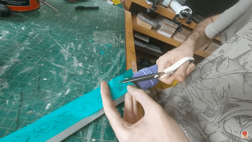 como fazer as katanas do zoro de one piece