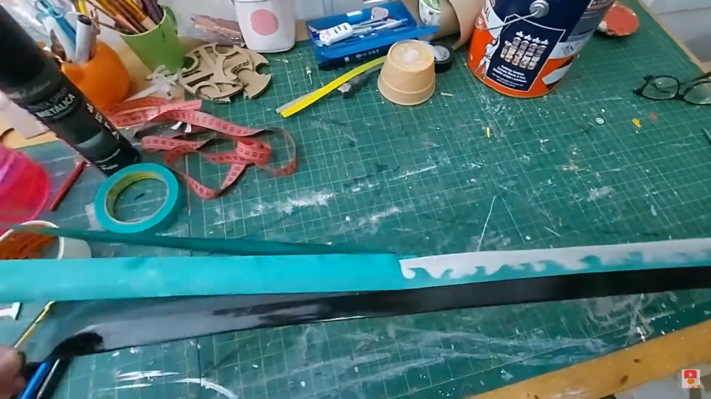 como fazer as katanas do zoro de one piece