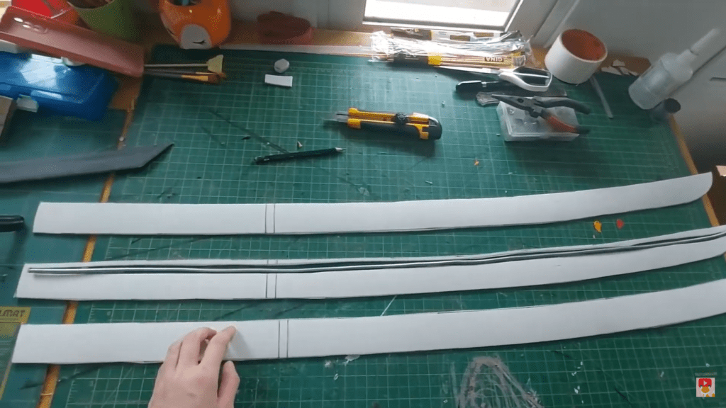como fazer as katanas do zoro de one piece