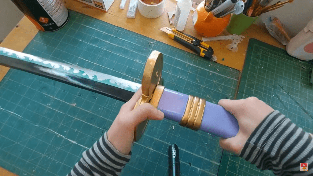 como fazer as katanas do zoro de one piece
