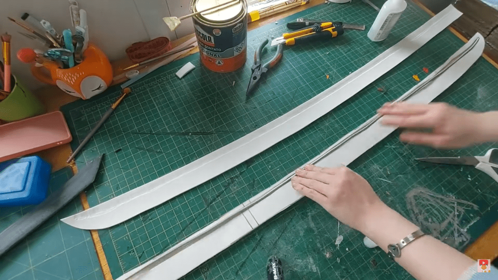 como fazer as katanas do zoro de one piece