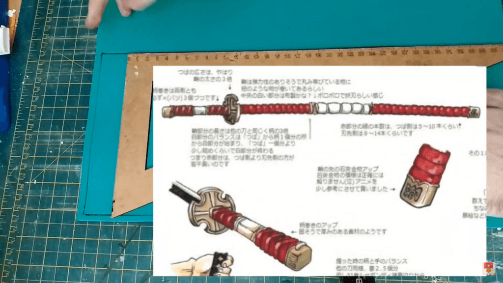 como fazer a sandai kitetsu do zoro de one piece
